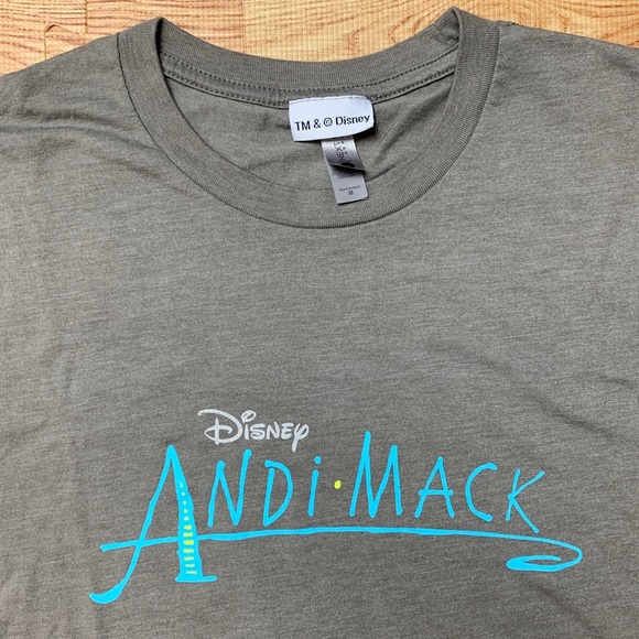 Andi Mack Shirt Gray Medium Disney Channel Original 50/25/25 Soft Logo Tee - Picture 4 of 9